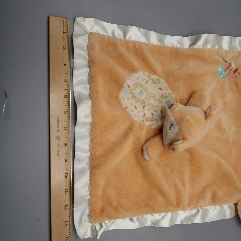 Douglas Baby Fox Woodland Lovey Security Blanket‎ Mushrooms Lovie Orange Infant